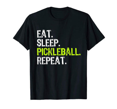 Eat Sleep Pickleball Repeat Player Gift T-Shirt [product _type] Eat Sleep Pickleball Repeat Gift Tees - Ultra Pickleball - The Pickleball Paddle MegaStore