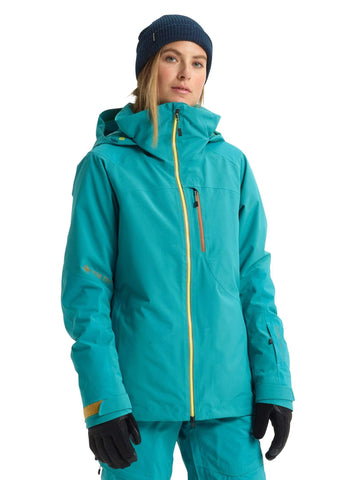 Burton Women's Ak Gore-tex Embark Jacket, Green-Blue Slate, Small