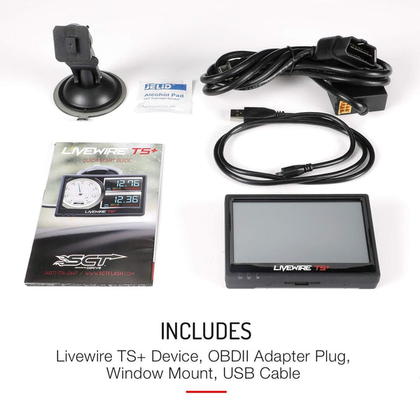 SCT Performance - 5015P - Livewire TS+ Performance Tuner and Monitor - Ford Preloaded and Custom Tuning