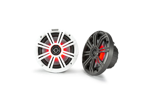 Sony MEX-M71BT Marine CD & Bluetooth Receiver Package with Kicker KM654 LED 6.5" Marine Speakers (3 Pair)