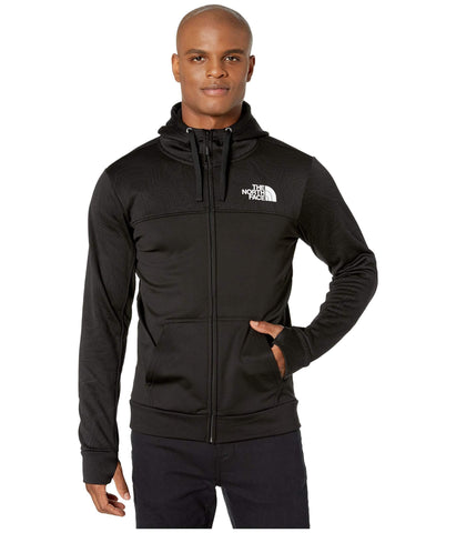 The North Face Men's Surgent Bloc Full Zip Hoodie 2.0, TNF Black Topo Print, M