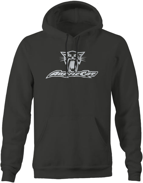 Artic Cat Racing Snowmobile Powersports Mens Hoodies for Men XLarge Dark Heather Gray