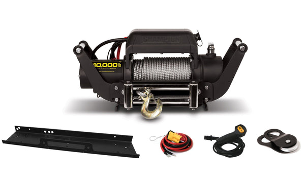 Champion 10,000-lb. Truck/SUV Winch Kit with Speed Mount and Remote Control