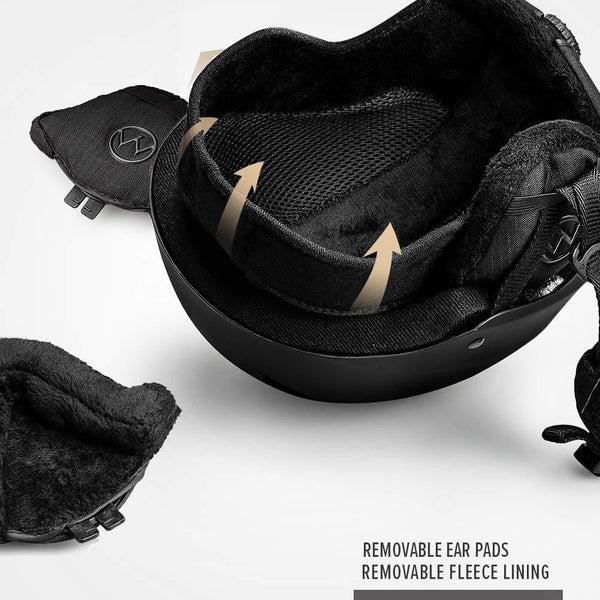 OutdoorMaster Ski Helmet - with ASTM Certified Safety, 9 Options - for Men, Women & Youth (Black,L)