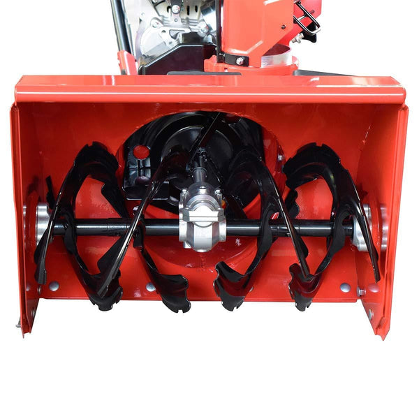 HUMBEE Tools SB2-20156M Two Stage Gas Snow Thrower with Manual Start Engine, 20" Wide Intake