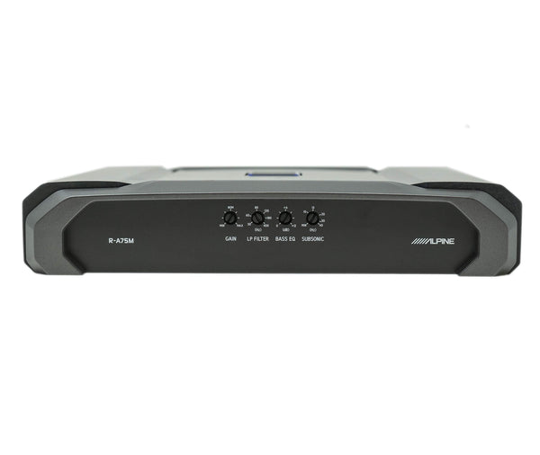 Alpine R-A75M R-Series Mono Digital Amplifier - 750 Watts x 1 at 2-Ohms