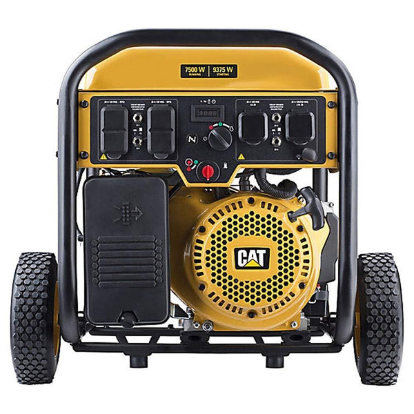 Cat RP7500E Gas Powered Portable Generator with Electric Start - 7500 Running Watts/9375 Starting Watts 490-6491