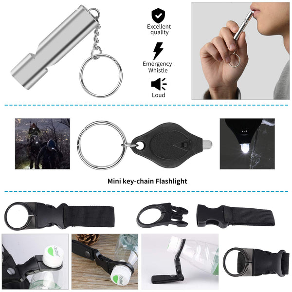 Gifts for Men Him Boys, Upgraded Survival Gear Kit 15 in 1 for Dad, Fishing Hunting Camping Birthday Gifts Ideas for Him Boyfriend, Emergency Tool Gift Ideas for Teen Boy Husband