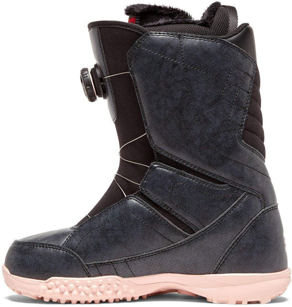 DC Search BOA Snowboard Boots Womens Sz 7.5 Black