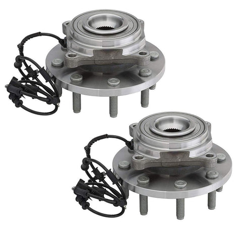 Bodeman - 8 Lug Pair 2 Front Wheel Hub and Bearing Assembly for 2014-2018 Ram 2500 3500