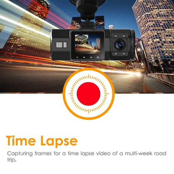 Vantrue N2 Pro Uber Dual Dash Cam Dual 1920x1080P Infrared Night Vision Front and Inside Dash Camera, 2.5K 2560x1440P Single Front, 310° Car Camera, 24hr Parking Mode, Motion Sensor, Support 256GB max