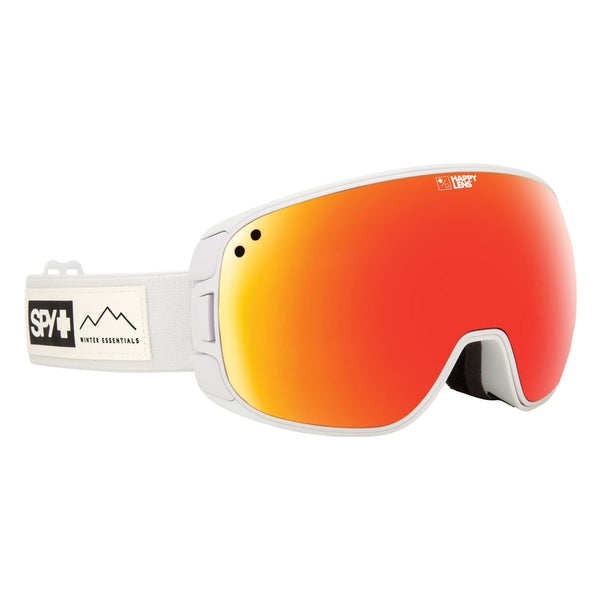 Spy Optic Bravo Essential White/Happy Gray Green/Red Sepctra/Happy Yellow/Lucid One Size