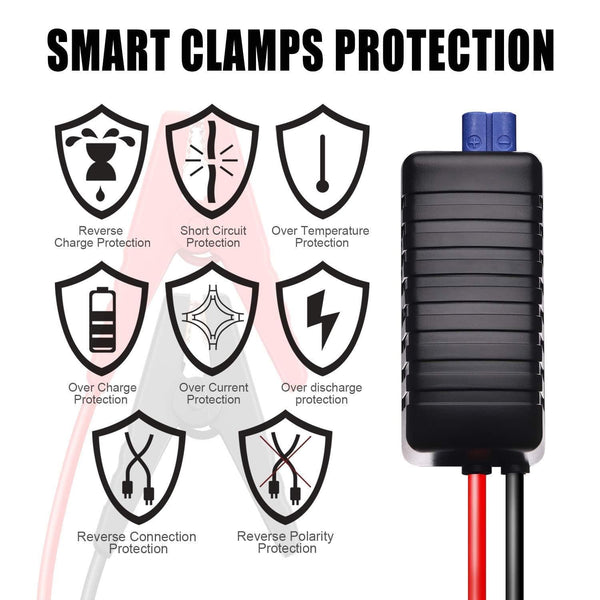 TACKLIFE T6 800A Peak 18000mAh Car Jump Starter (up to 7.0L Gas, 5.5L Diesel Engine) with Long Standby, Quick Charge, 12V Auto Battery Booster, Portable Power Pack for Cars, Trucks, SUV
