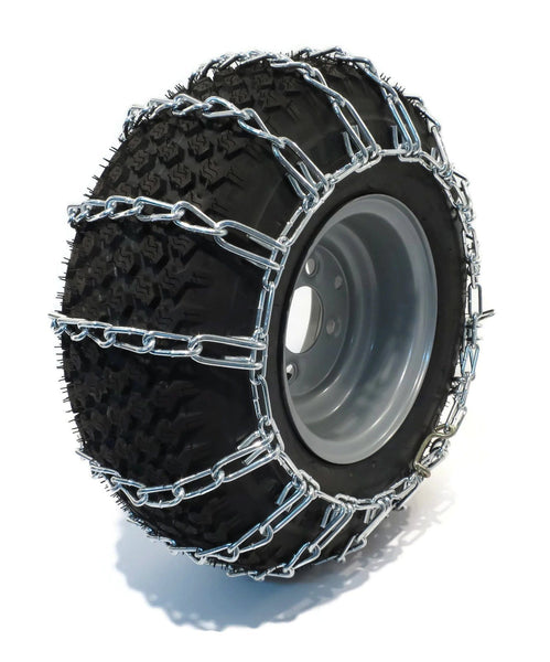 The ROP Shop 2 Link TIRE Chains 13x5-6 13-5-6 13x5.00-6 13 5 6 Tractor Rider Mower Snowblower