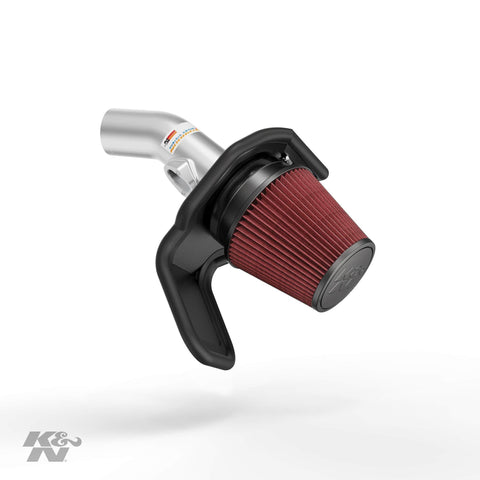 K&N Cold Air Intake Kit with Washable Air Filter:  2009-2016 Chevy/Opel/Vauxhall (Cruze, Cruze Limited, Astra J, Astra MK6), 1.4L L4, Polished Metal Finish with Red Oiled Filter, 69-4521TS