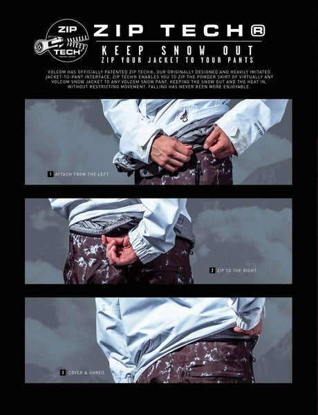 Volcom Men's Roan Bib Overall Snow Pant, Black, Extra Large