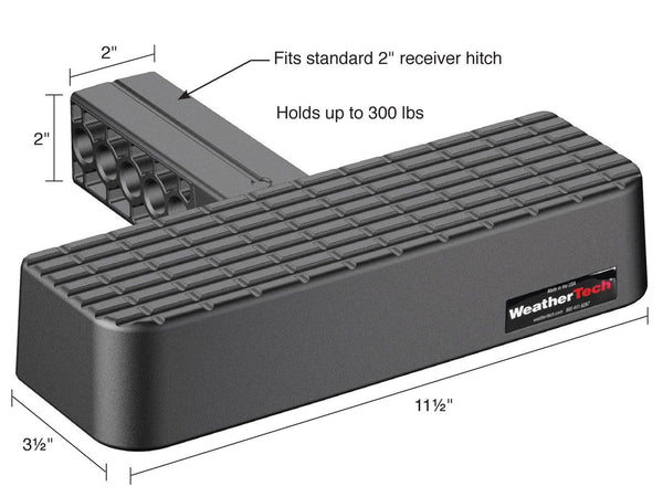 WeatherTech 81BS1 Black Receiver Bump Step
