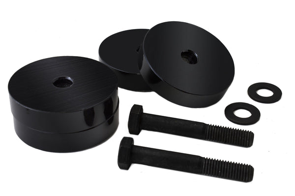 Ohio Diesel Parts Adjustable 1"-2" Front Driver Seat Spacer Lift Kit Compatible with Dodge Ram 1500 2500 3500 2007+ (Black)