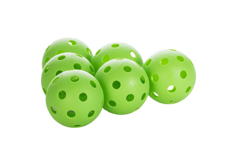 Pickleball Now Indoor Balls (Pack of 6) [product _type] Pickleball Now - Ultra Pickleball - The Pickleball Paddle MegaStore