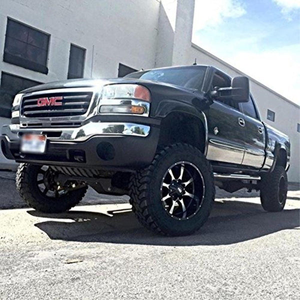 Moto Metal MO970 Gloss Black Wheel Machined With Milled Accents (17x8"/6x135,139.7mm, 00mm offset)