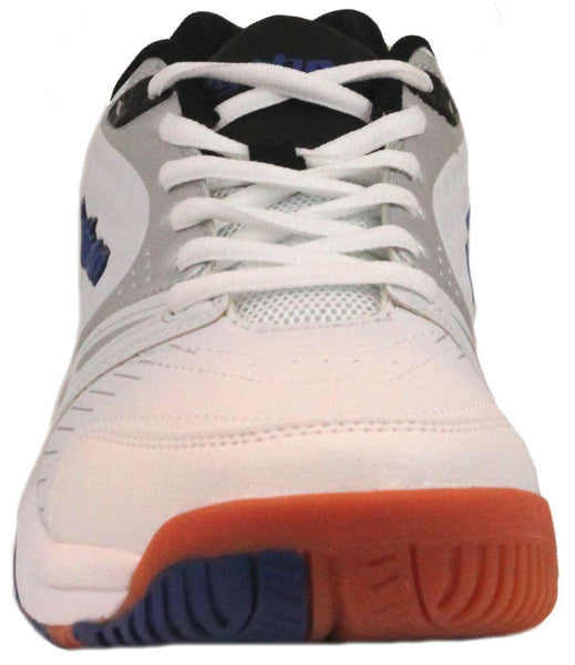 Python Men's Deluxe Indoor (Low) Racquetball Shoe (Non-Marking) 6.5 (D) US White [product _type] Python Racquetball - Ultra Pickleball - The Pickleball Paddle MegaStore