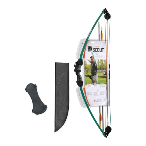 Bear Archery Scout Youth Bow Set - Hunter Green