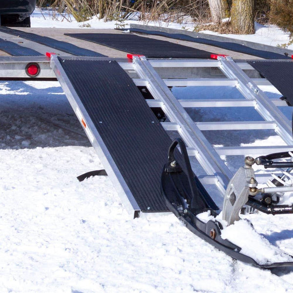Rage Powersports 60" x 54" Snowmobile Loading Ramp with Center Extension Track
