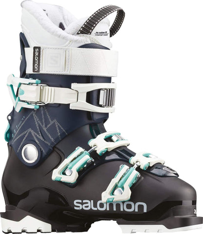 SALOMON QST Access 70 Ski Boots Womens Sz 8/8.5 (25/25.5) Blue/White