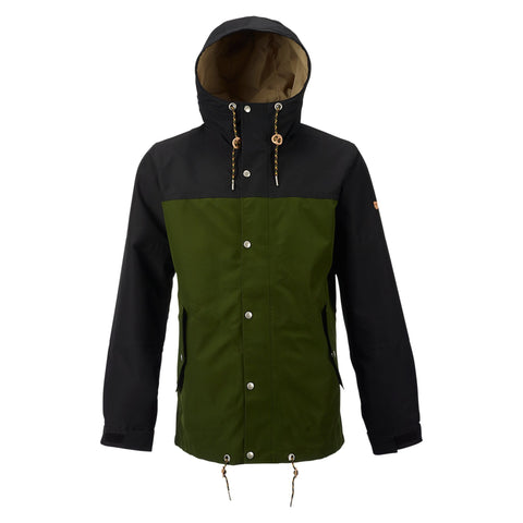 Burton Notch Jacket, True Black/Rifle Green, Large