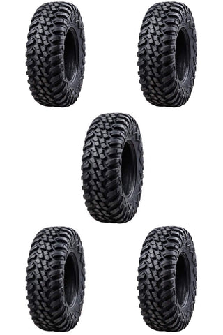 Bundle - Five Tusk TERRABITE Heavy Duty 8-Ply DOT Radial UTV Tires - 30x10-14