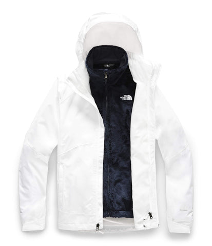 The North Face Women's Osito Triclimate Jacket, TNF White/TNF White, Small