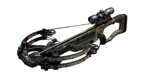 BARNETT Whitetail Hunter STR Crossbow, Mossy Oak Bottomland, Standard 4x32 Scope