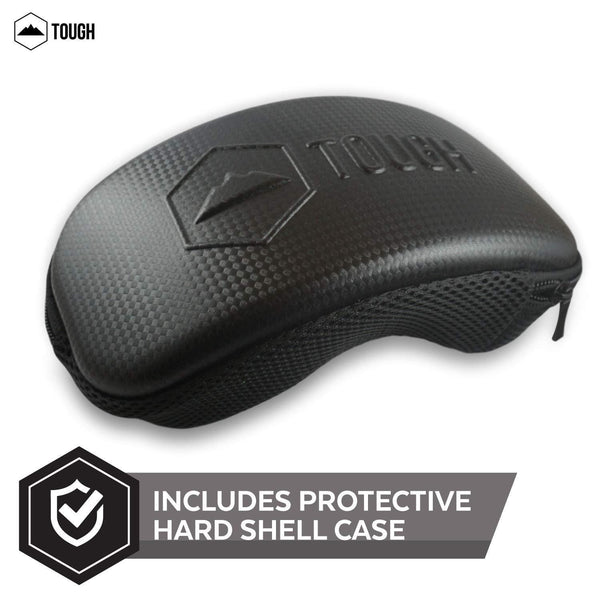 Ski & Snowboard Goggles - OTG Snow Glasses for Skiing, Snowboarding & Outdoor Winter Sports - Snowmobile Gear with Anti-Fog Frameless Dual-Layer Lens & UV400 Protection - Fits Men, Women & Youth