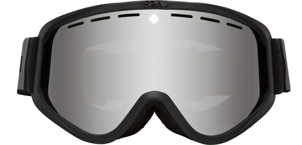 Spy Optic Woot Snow Goggles, One Size (Matte Black Frame/Silver Mirror + Persimmon Lens)