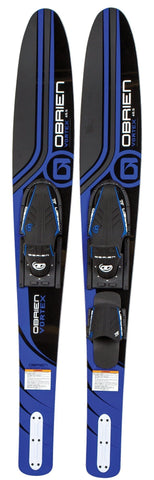 O'Brien Vortex Widebody Combo Water Skis 65.5", Blue