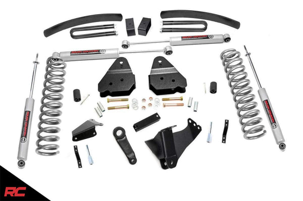 Rough Country 6" Lift Kit (fits) 2005-2007 Super Duty F250 F350 4WD Diesel includes N3 Shocks Suspension 593.20