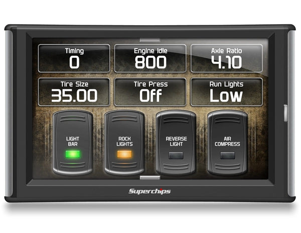 Superchips 42050 TrailDash 2 Programmer w/Mileage Coach Software TrailDash 2 Programmer