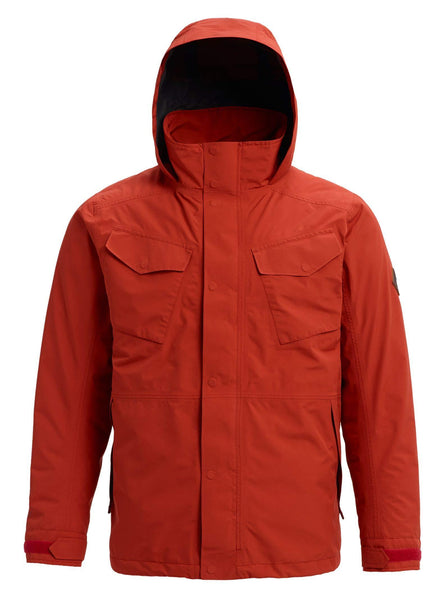 Burton Men's Gore-Tex Edgecomb Insulator Jacket, Hot Sauce, Medium