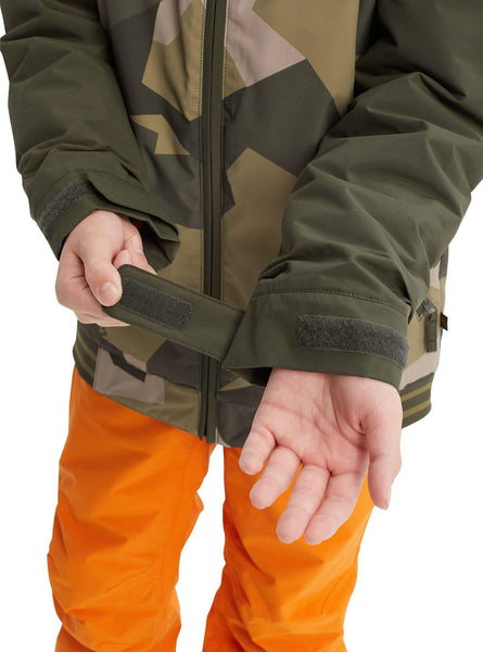 Burton Boys' Game Day Jacket, Three Crowns Camo, Large