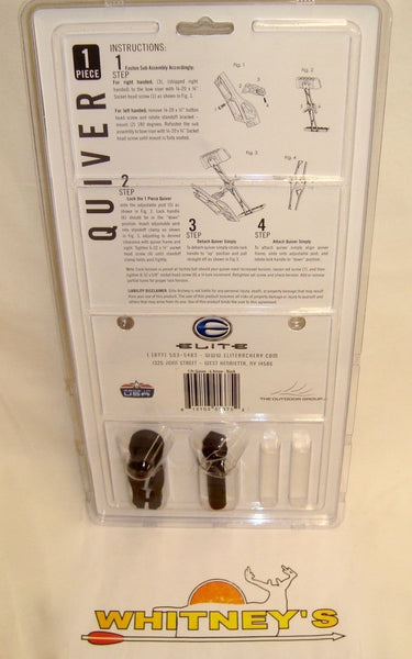 Elite Quiver - 1PC, 6 Arrow - BK