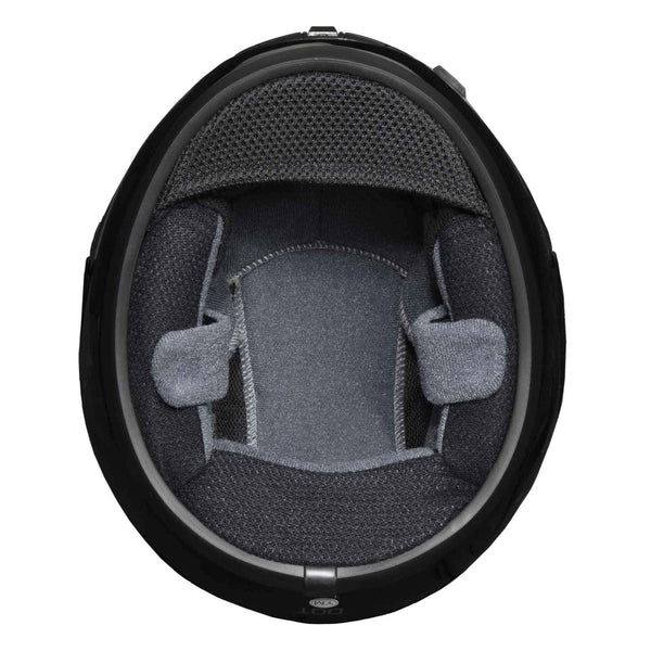 Mossi Black Large Youth Snowmobile Helmet