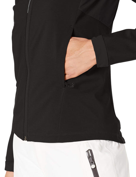 Salomon Women's Agile Softshell JACKET, Black, L