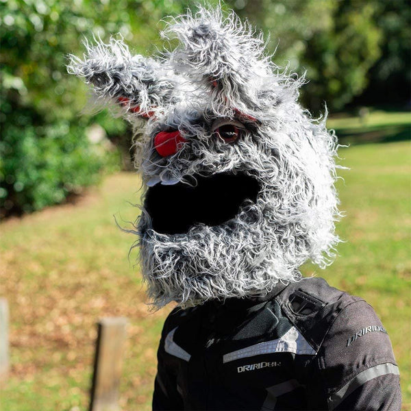 Moto Loot Helmet Cover for Motorcycle Helmet, Fun Rides and Gifts (Evil Rabbit)