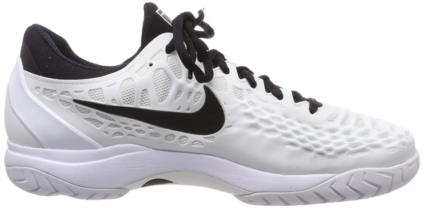 Nike Mens Zoom Cage 3 Tennis Shoes (8 M US) White/Black [product _type] Nike - Ultra Pickleball - The Pickleball Paddle MegaStore