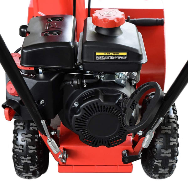 HUMBEE Tools SB2-20156M Two Stage Gas Snow Thrower with Manual Start Engine, 20" Wide Intake