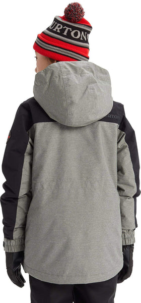 Burton Kids & Baby Covert Jacket, Bog Heather/True Black, Large