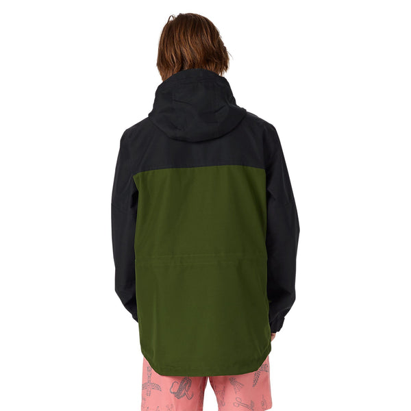 Burton Notch Jacket, True Black/Rifle Green, Large
