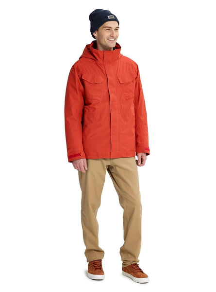 Burton Men's Gore-Tex Edgecomb Insulator Jacket, Hot Sauce, Medium