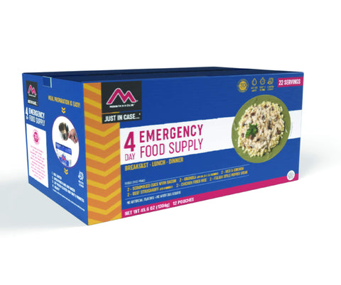 Mountain House 4-Day Emergency Food Supply | Freeze Dried Survival & Emergency Food | 22 Servings