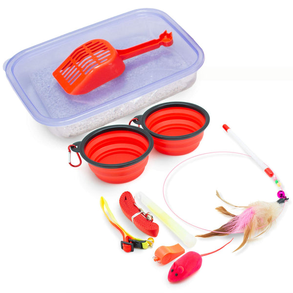 Emergency Zone Cat Deluxe Bug Out Emergency Survival Kit. Prepare Your Cat for Hurricanes, Earthquakes, Wildfires, etc.